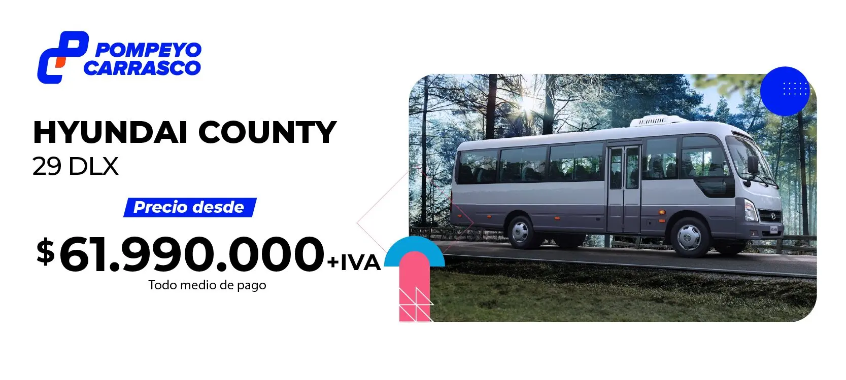 Oferta Hyundai County para empresas y flotas
