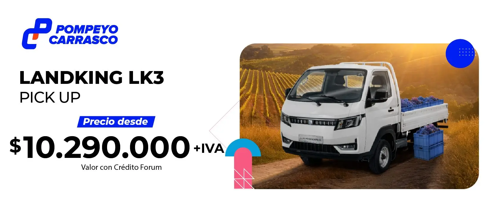 Oferta Landking LK3 para empresas y flotas