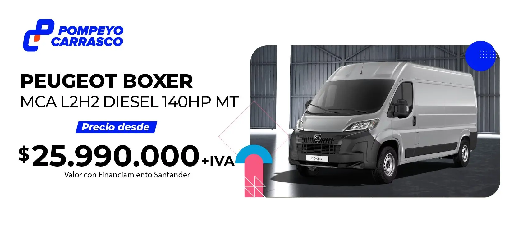 Oferta Peugeot Boxer para empresas y flotas