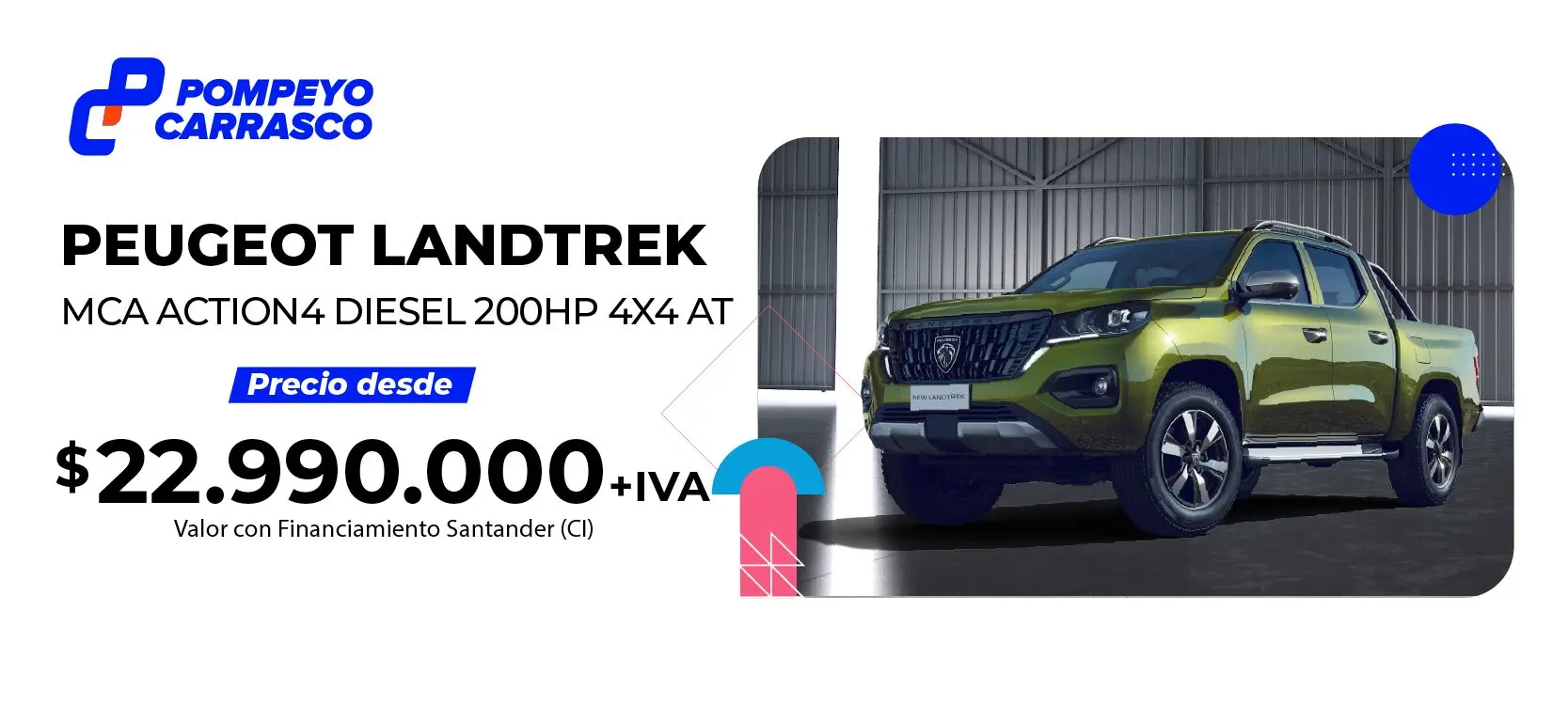 Oferta Peugeot Landtrek para empresas y flotas