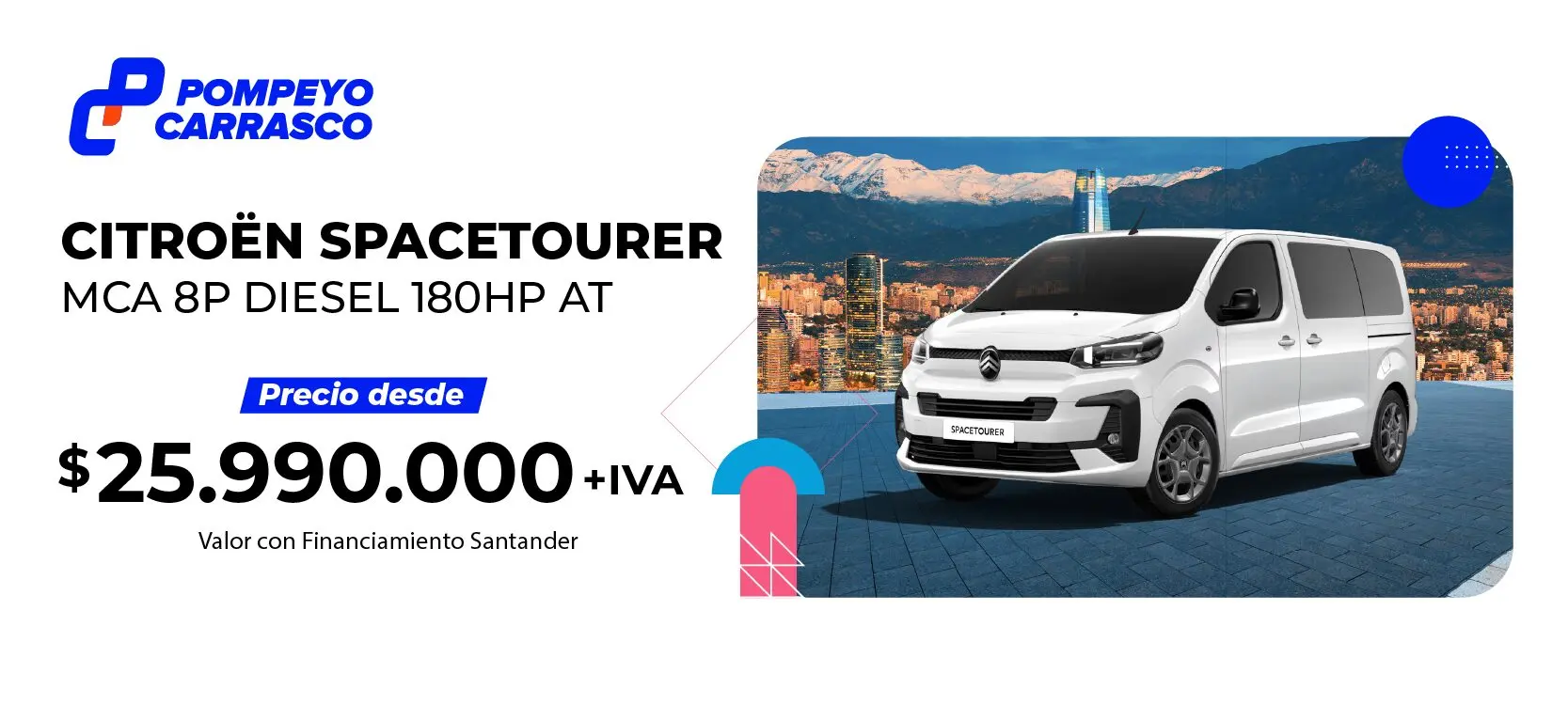 Oferta Citroen SpaceTourer para empresas y flotas