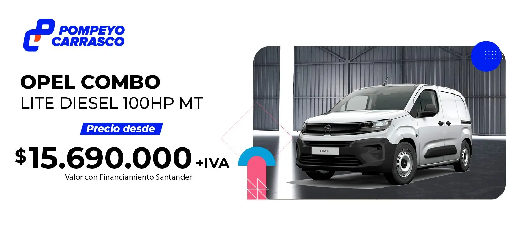 Oferta Opel Combo para empresas y flotas