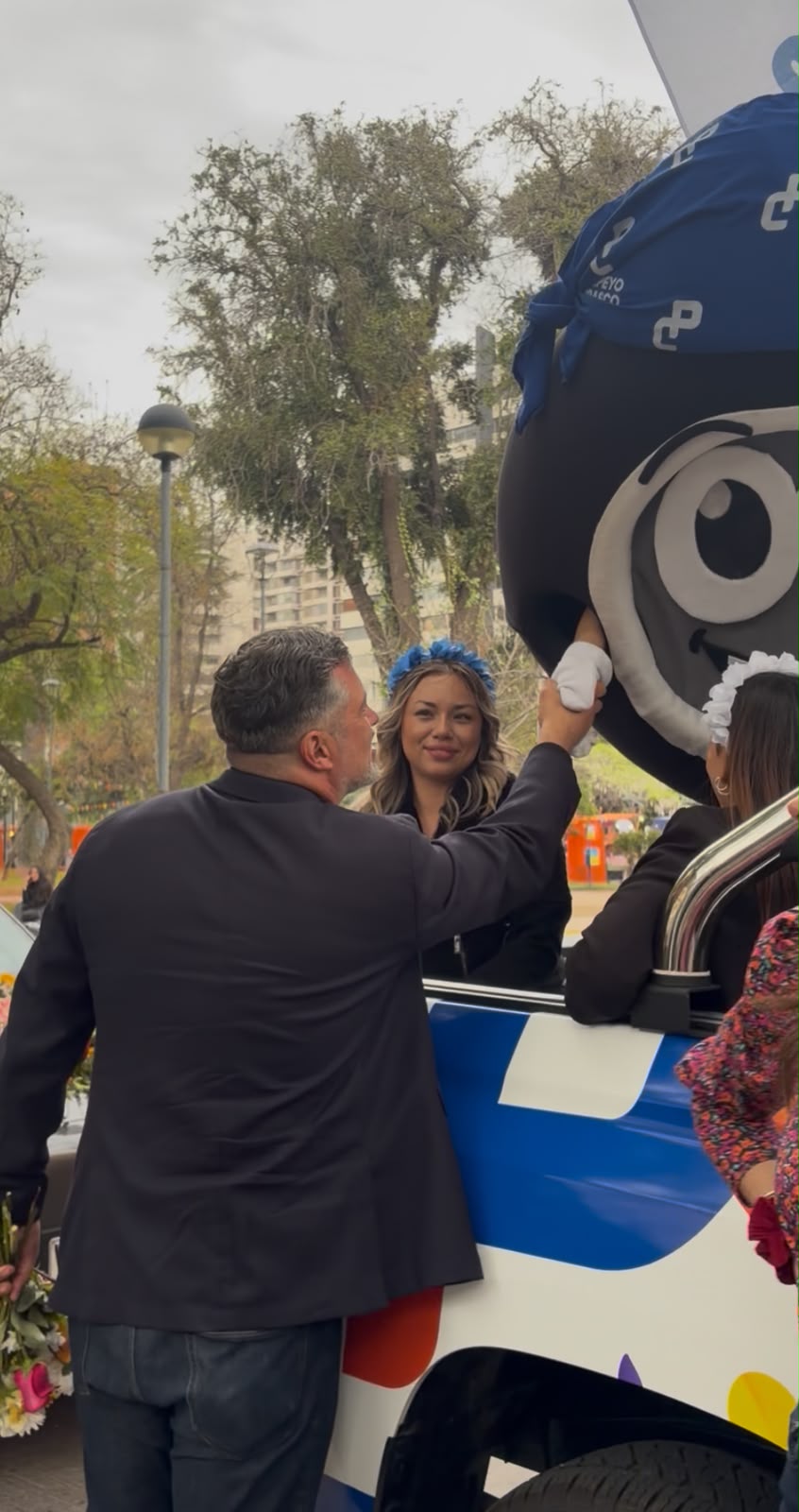 Encuentro con Pompeyin durante Ñuñoa Florece